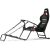 Next level racing nlr-s031 gt lite pro foldable cockpit postazione di pilotaggio in stile gt sedile imbottito