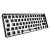 Sharkoon skiller sgk50 s4 barebone tastiera gaming senza interruttori e tasti iso-layout black