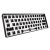 Sharkoon skiller sgk50 s4 barebone tastiera gaming usb senza interruttori e tasti ansi-layout black