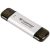 Transcend esd310 ssd esterno 1.000gb usb a e usb-c 3.2 gen 2 (3.1 gen 2) 10 gbit/s argento