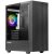Nuwo raythe r101 nero case micro-atx mini-itx per pc gaming desktop office mini tower 0.50mm spcc ventola frgb (fixed) da 120mm usb 3.0 frontale mesh e pannello laterale in vetro temperato