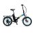 Argento piuma bici elettrica pieghevole 250w ruote da 20 x 1.95 velocita` 25 km/h autonomia fino a 70 km freni a disco blu