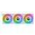 Thermaltake swafan ex12 kit 3 ventole 120mm per pc illuminazione led rgb 2.000 rpm white