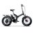 Argento bimax plus bicicletta elettrica a pedalata assistita 250w ruote da 20 x 4 velocita` 25km/h autonomia 30/70 km nero blu