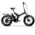 Argento bimax plus bicicletta elettrica a pedalata assistita 250w ruote da 20 x 4 velocita` 25km/h autonomia 30/70 km nero rosso