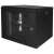 Link armadio rack 19“ 9u link serie light colore nero con porta vetro (axpxl) 450x400x530mm ripiano incluso