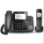 Panasonic kx-tgf310exm 2 in 1 cordless dect + telefono da tavolo colore nero