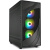 Sharkoon rebel c80m rgb case gaming con frontale in vetro temperato illuminazione rgb flusso d`aria ottimizzato nero