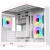 Itek dark cave ds tower gaming atx micro atx mini-itx 3 x 12cm argb fan 2 x usb3, type-c side & front panel temp glass white edition