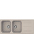 Smeg lavello reversibile due vasche e gocciolatoio avena lz116av2
