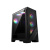Msi mag forge 120a airflow case midi tower atx, micro atx, mini-itx vetro temperato nero