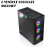 Case gaming tx-192-11 m-atx con 6 ventole colorate incluse