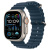 Apple watch ultra 2 gps + cellular 4g 49mm cassa in titanio natural titanium cinturino ocean blu navy