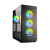 Sharkoon rebel c50 rgb case full tower atx mini-itx micro-atx pannello laterale in vetro temperato 4xventole pwm rgb 120mm 1xusb-c 3.2 2xusb-a 3.0 black