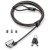 Kensington lucchetto con chiave clicksafe 2.0 3 in 1 per dispositivi con slot t-bar standard nano o wedge cavo 1.8 mt nero