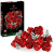 Lego icons bouquet di rose set di fiori finti da costruire