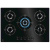 Electrolux serie 600 egg75372k piano cottura a gas 5 fuochi 75 cm vetro nero