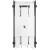 Noua ego z5 case full-tower gaming e-atx atx m-atx mini-itx frontale in metallo pannelli laterali in vetro temperato3xusb 3.0 1xventola pwm argb bianco