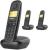 Gigaset a170 trio cordless dect + 2 aggiuntivi colore nero
