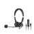 Hamlet hheadm-cjs cuffia professionale biaurale con microfono usb-c jack 3.5 mm telecomando black silver