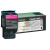 Lexmark toner magenta alta resa return program c54x x54x 2k pag