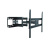 Value staffa a muro, articolata, 37 – 70, fino 50kg, nero