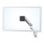 Ergotron hx wall mount monitor arm kit montaggio per monitor fino a 42“ bianco