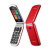 Brondi stone apertura a conchiglia e flip attivo dual sim 2.4“ rosso