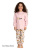 Pigiama da bambina in calda felpa di cotone Gary 3054