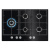 Piano gas hkb75820nb 75cm 5f nero