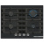 Bosch serie 4 pnp6b6k40 piano cottura a gas in vetro temperato 60 cm 4 fuochi griglie in ghisa nero