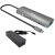 I-tec usb-c metal nano docking station 4k hdmi lan with power delivery 100 w + charger 100w