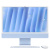 Apple aio imac 24m4 8cpu/gpu 8c. blu 16gb/256gb ssd. 4.5k blu