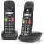 Gigaset e290 duo black cordless dect senior