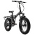 Sharp basel (bk-fm02e-b) foldable fat e-bike (black) – bicicletta elettrica – ruote 20×4 – motore 250w 36v – batteria 36v 13ah certificata – telaio in alluminio – autonomia fino ad 50km – forcella ammortizzata