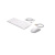 Hp healthcare kit tastiera e mouse usb sanificabile bianca