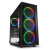 Sharkoon tg4m rgb pc case atx vetro temperato 6 slot espansione 3x120mm fan front 1x120mm fan rear