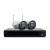 Isiwi kit wireless connect s2 isw-k1n8bf2mp-2 gen1 nvr 8 canali + 2 telecamere ip 1080p 2mpx wireles