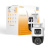 Imou cruiser dual 2 10mp telecamera doppia lente (fissa e ptz), visione notturna, smart tracking