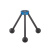 Novoflex basicpod mini treppiede fotocamere digitali/film 3 gamba/gambe nero, blu