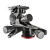 Manfrotto mhxpro-3wg testa per treppiede nero tecnopolimero 3/8