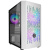 Nuwo case mini-tower no psu blitz r25 wh 2usb3 0,5mm spcc white 1*fan rainbo