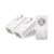 Strong powerline 600 v2 kit 3x adattatori powrline homeplug av 600 mbit/s 3 porte lan plug&play bianco