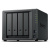 Synology nas tower 4x sata, 2x nvme, max 40 cam, celeron j4125, 2gb ram, 2.5gbe, usb 3.2, compatibilit solo con i dischi synology