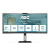 Aoc cu34v5cw monitor curvo 34 va 100hz wqhd 1ms freesync multimediale webcam usb hdmi/dp/type-c