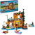 Lego friends campo avventura sport acquatici con molo campeggio 3 personaggi e accessori