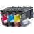 Ink brother kit 4 cartucce lc-521val 500pp x dcpj1260w dcpj1310dw dcpj1360dw dcpj1460dw
