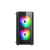Nuwo micro case atx blitz r28 0.5mm spcc usb3.0/2.0 3 fan 12cm argb rainbow front mesh side glass n