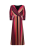 ABITO LUNGO A RIGHE EXSY ART. 36326395 EXSY L Fuxia Poliestere
