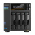 Nas asustor as6804t x 4slot 3.5/2.5>no hd< qc 2,3ghz-16gb ddr5 ecc -2p 5g-2p 10g-5p usb-4x m.2 nvme/sata-gar.5y